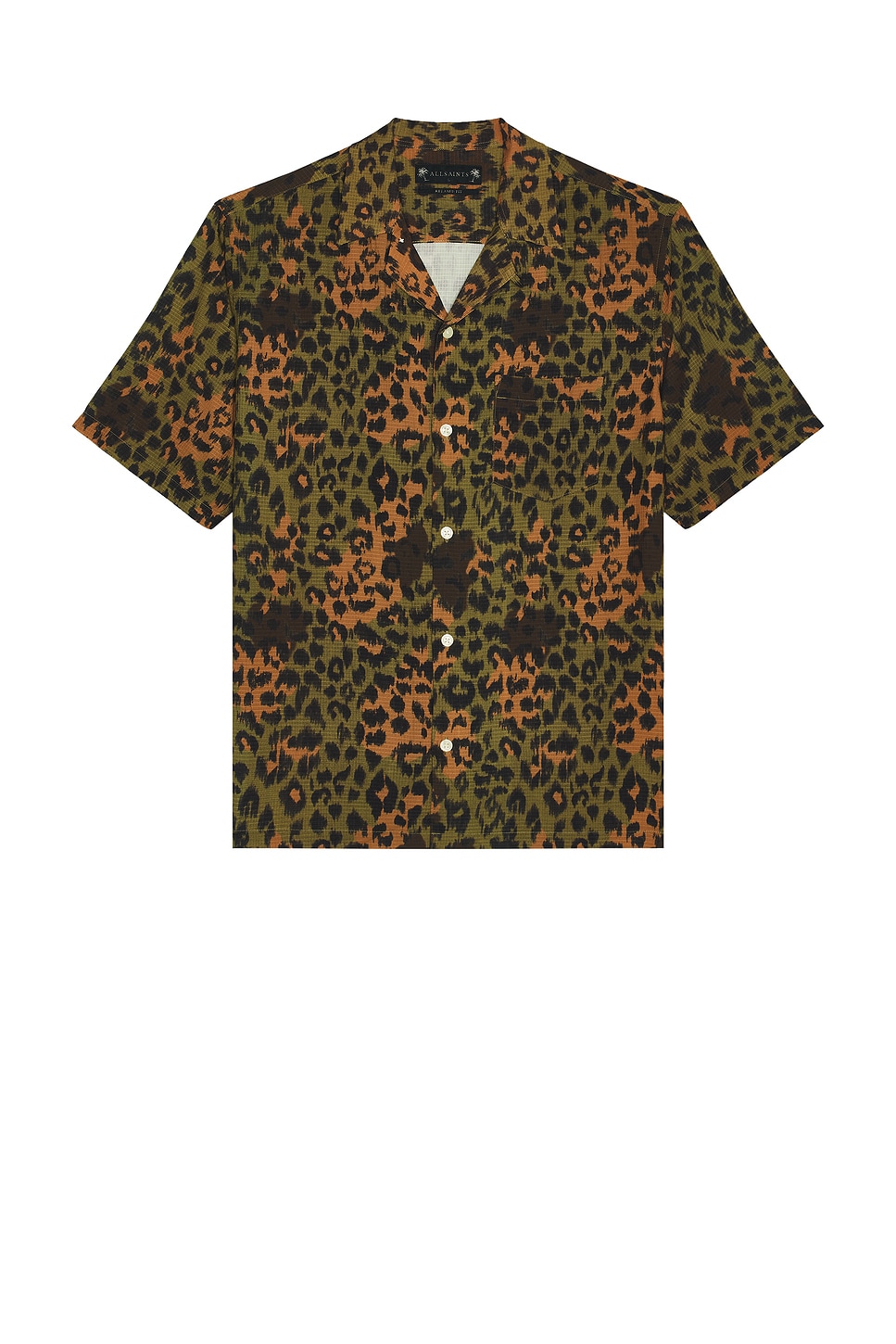 

Рубашка с пуговицами Styx leo от Allsaints, military green