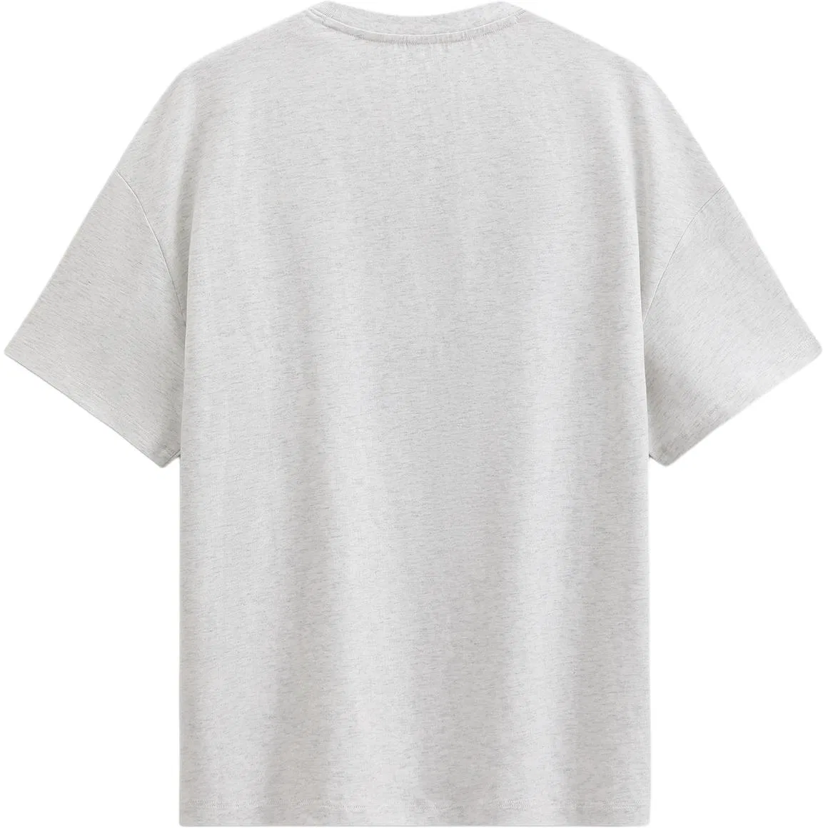 Футболка с круглым вырезом GAP Women's Crew Neck, бежево-серый — фото 3
