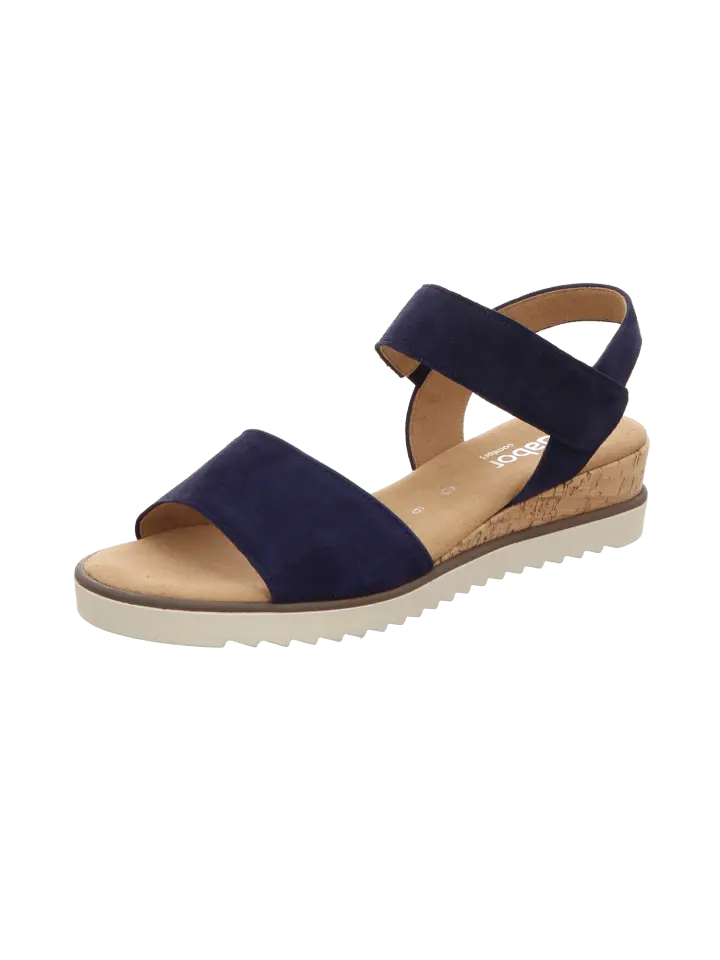 Сандалии на плоской подошве Gabor Comfort Sandaletten Bequem Abs Bis 40, цвет bluette kork