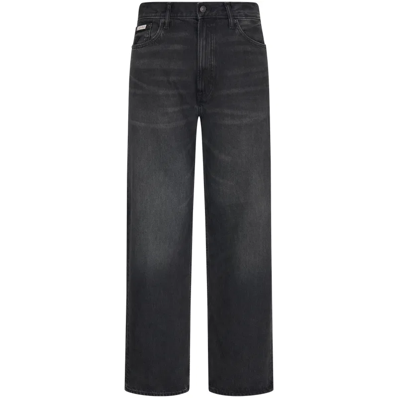 Джинсы мужские XB0 Denim Black Moderate Wide Leg Calvin Klein, XB0-Denim Black
