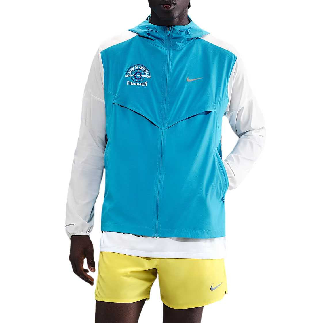 

Невероятно легкая мужская худи для бега Nike, синий/белый