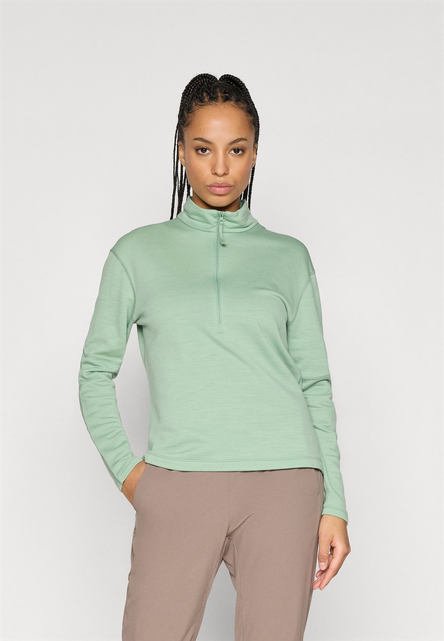 

Толстовка icebreaker WOMEN 360 REALFLEECE ELEMENTAL HALF ZIP, Seaglass/Light Green