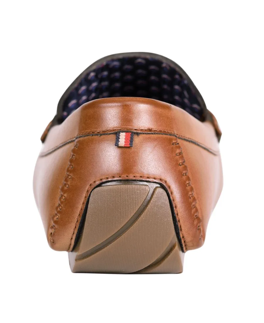 Мужские слипоны Axin Penny Drivers Tommy Hilfiger, medium коричневый burnished — фото 3