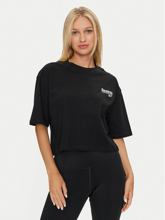 

Футболка regular fit Rie Tee 100075953 Reebok, черный