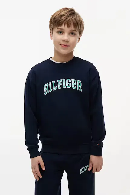Кофта детская свободный крой Tommy Hilfiger, синий