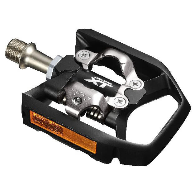 

Бесклипсовые педали Shimano Pedale XT PD T8000, цвет Black/Silver