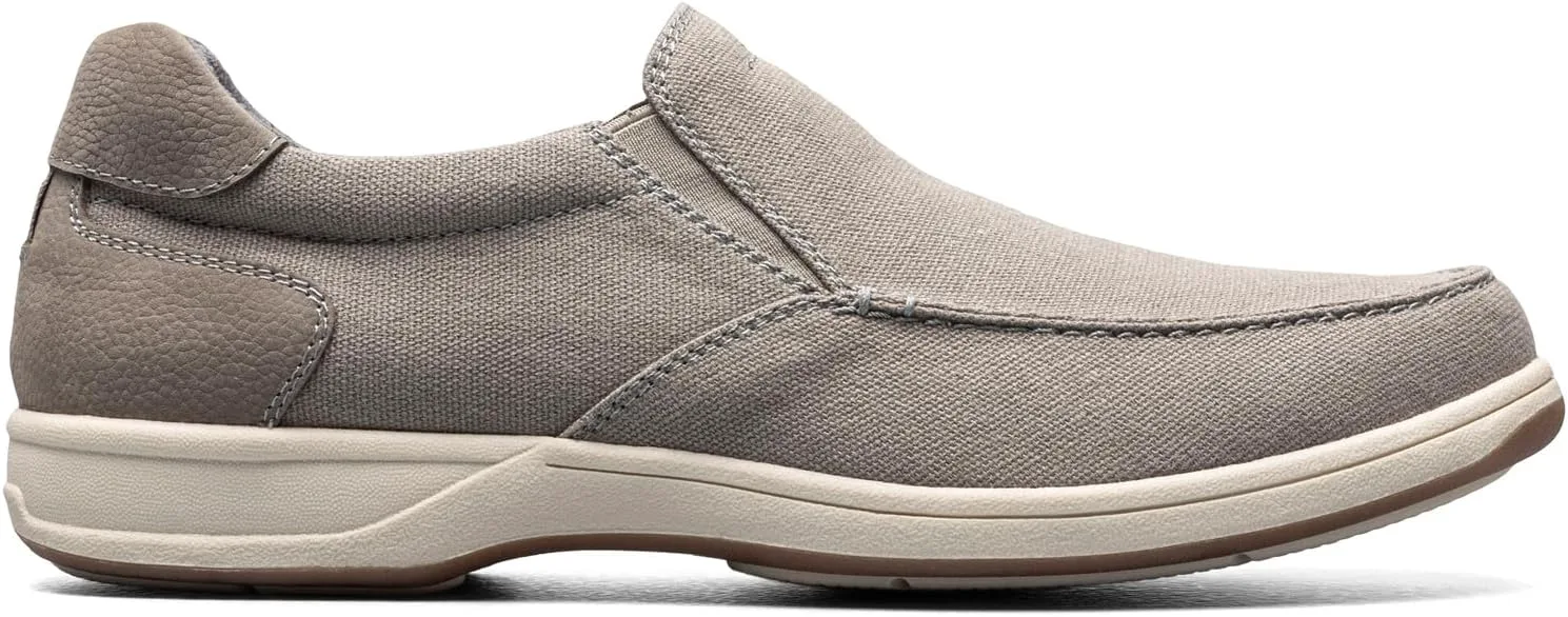 Мужские мокасины Florsheim, Lakeside из холщовой ткани, серый — фото 2