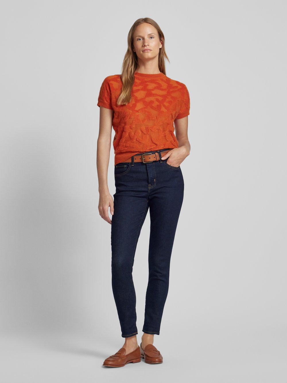

Джинсы Slim fit с пятью карманами Lauren Ralph Lauren, темно-синий