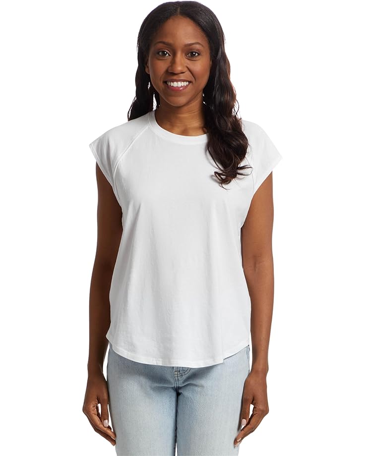 

Рубашка Lilla P Shirttail Raglan Crewneck, белый