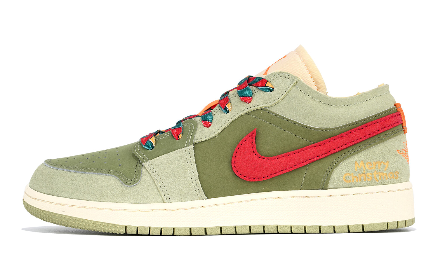 

Кроссовки Air Jordan 1 Vintage Basketball Shoes Women's Low-Top Green