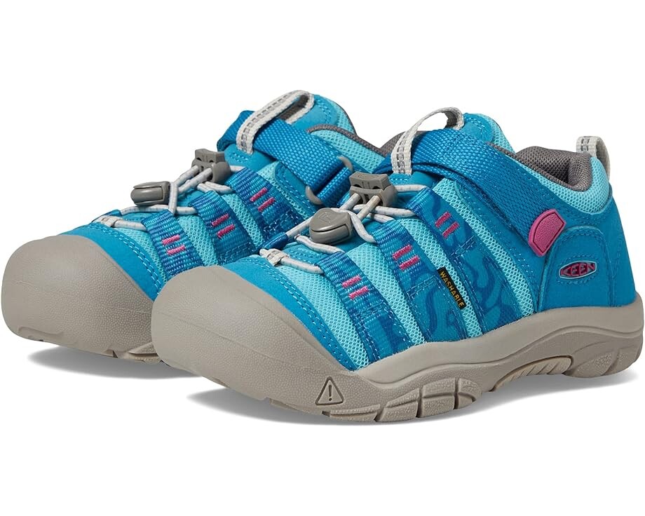 

Походные ботинки Keen Newport H2SHO, цвет Fjord Blue/Festival Fuchsia