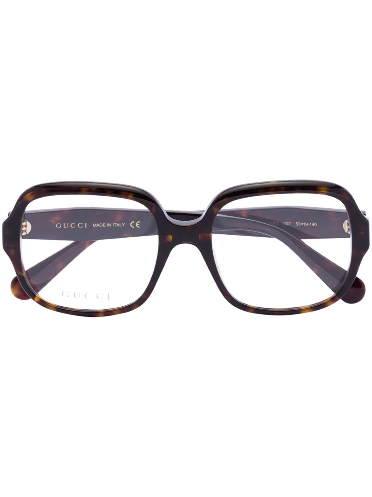 

Gucci Eyewear очки Havana в квадратной оправе, коричневый