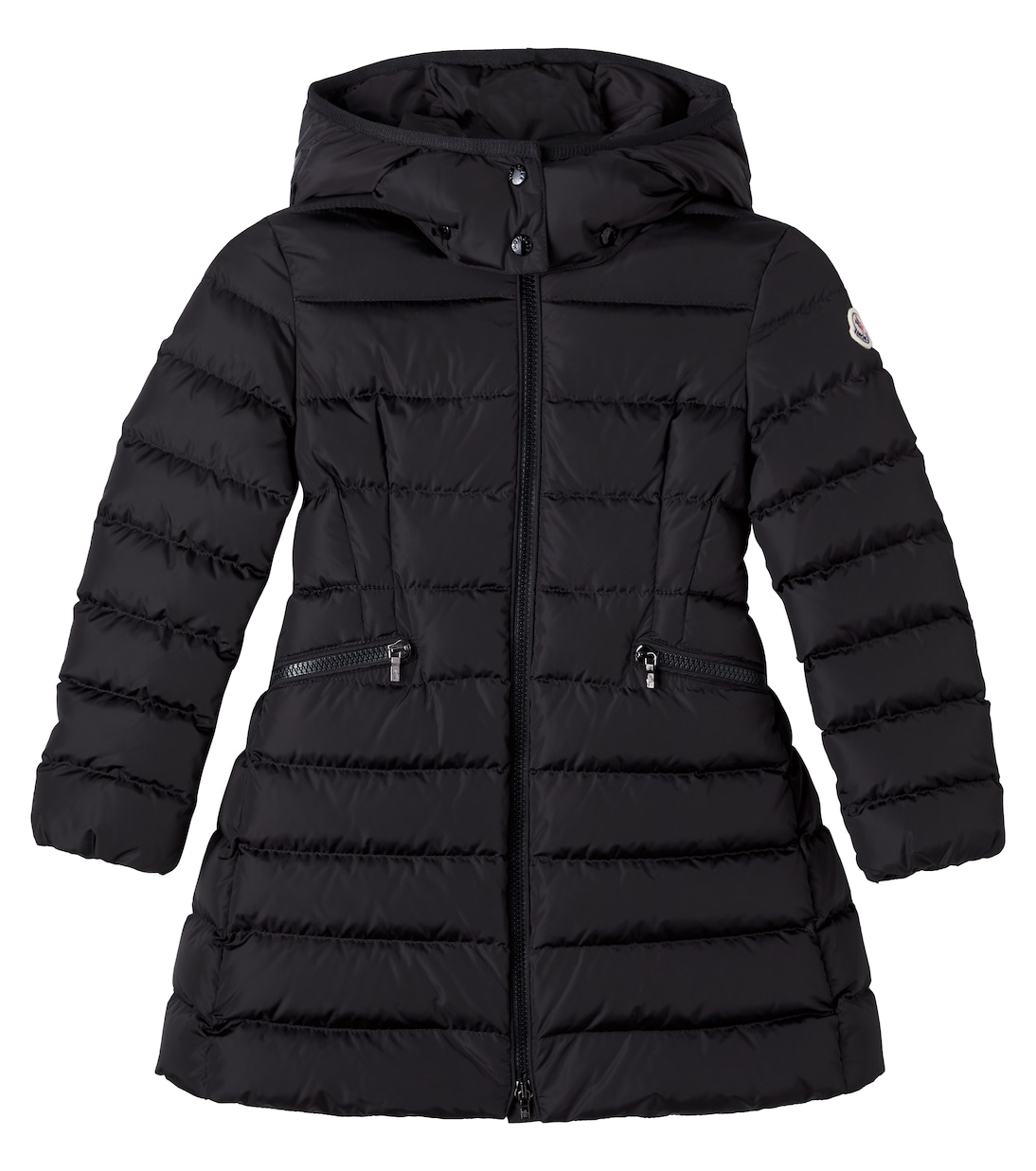 

Пуховик с логотипом Charpal Moncler Enfant, черный