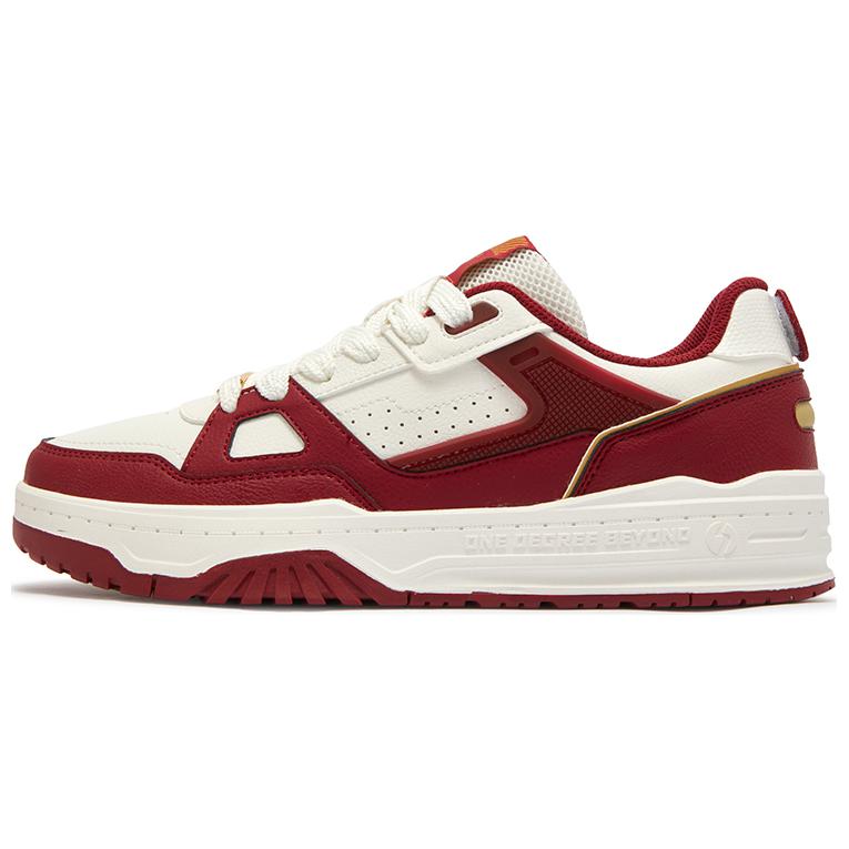 

361° Кроссовки для скейтбординга Tsuki Katsura Coverage с защитой от скольжения и износа, низкие, мужские, белые, красные