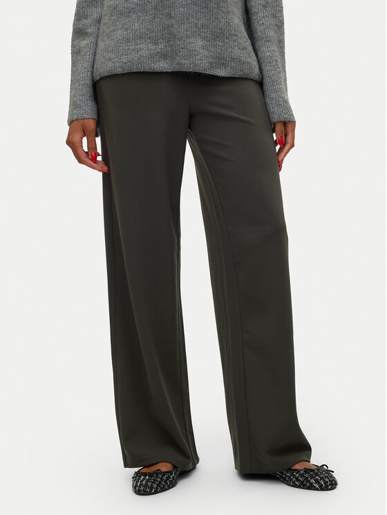 

Брюки из ткани wide leg Berlin 10318454 Vero Moda, серый