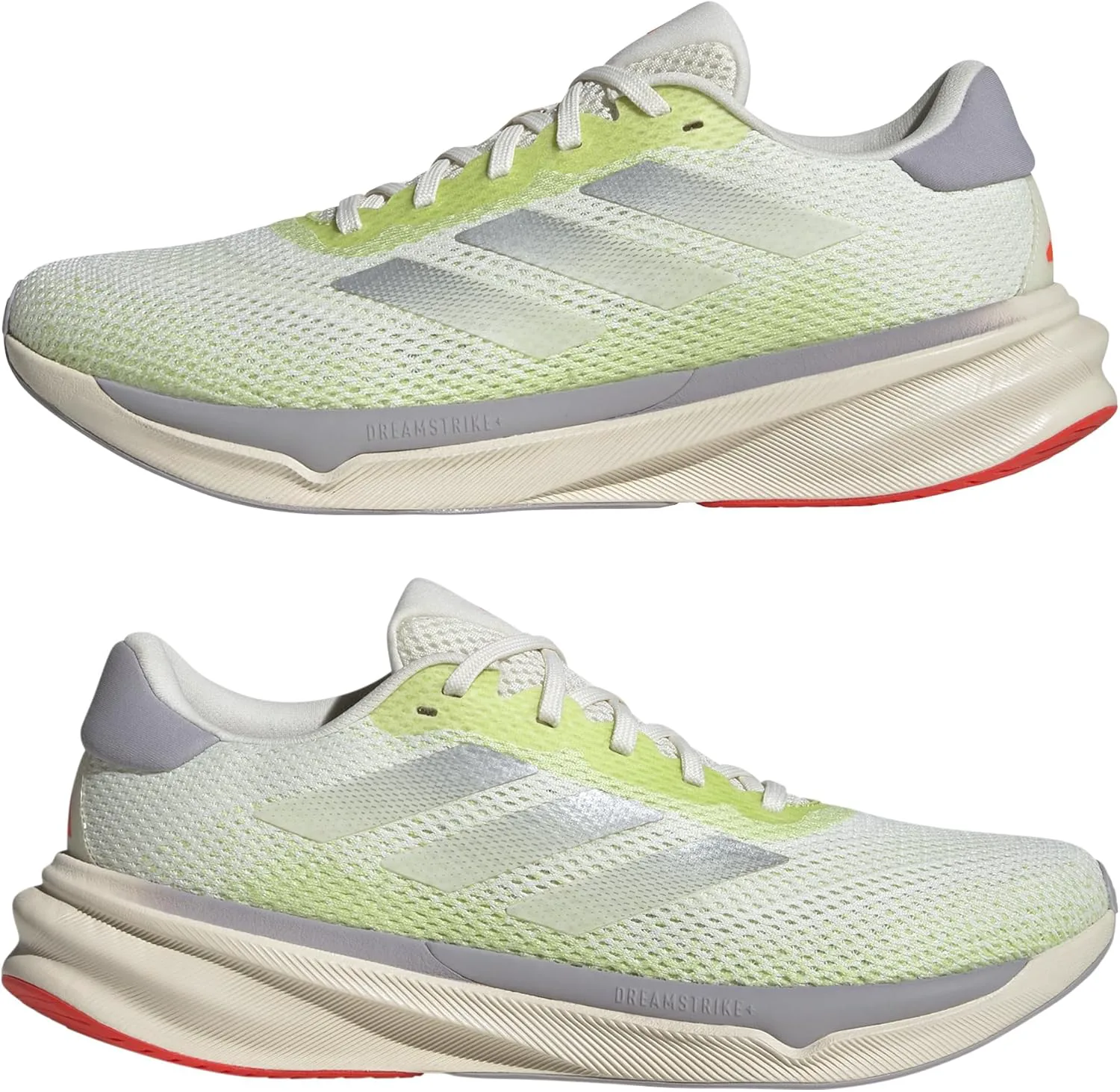 Мужские кроссовки для бега Adidas Supernova Stride, белый/металлик — фото 4