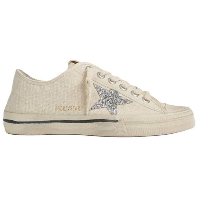 Кроссовки женские Golden Goose V-Star 2 Skateboarding, бежевый — фото 2