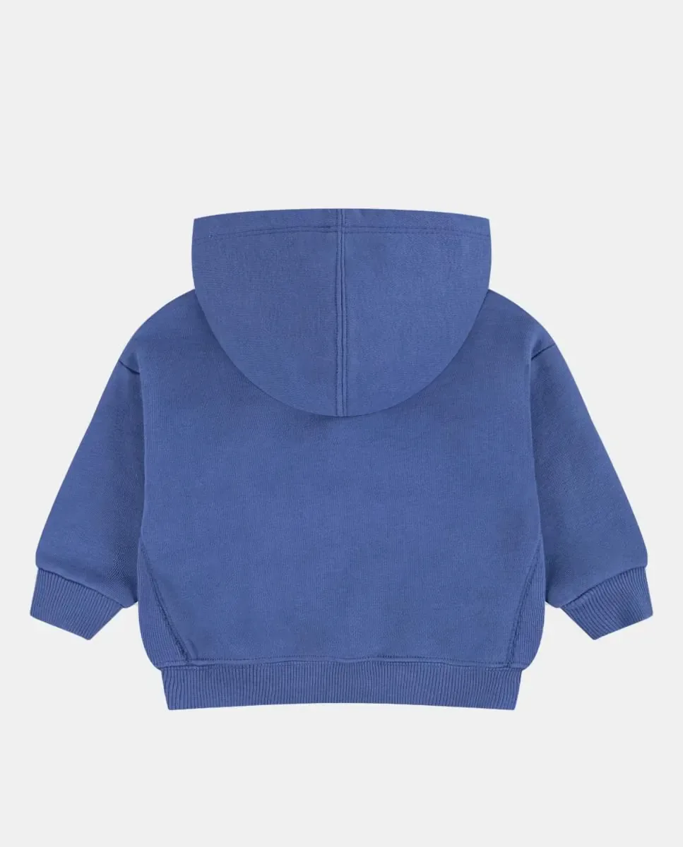 Настоящая толстовка с капюшоном и полной застежкой-молнией Levi's, синий — фото 2