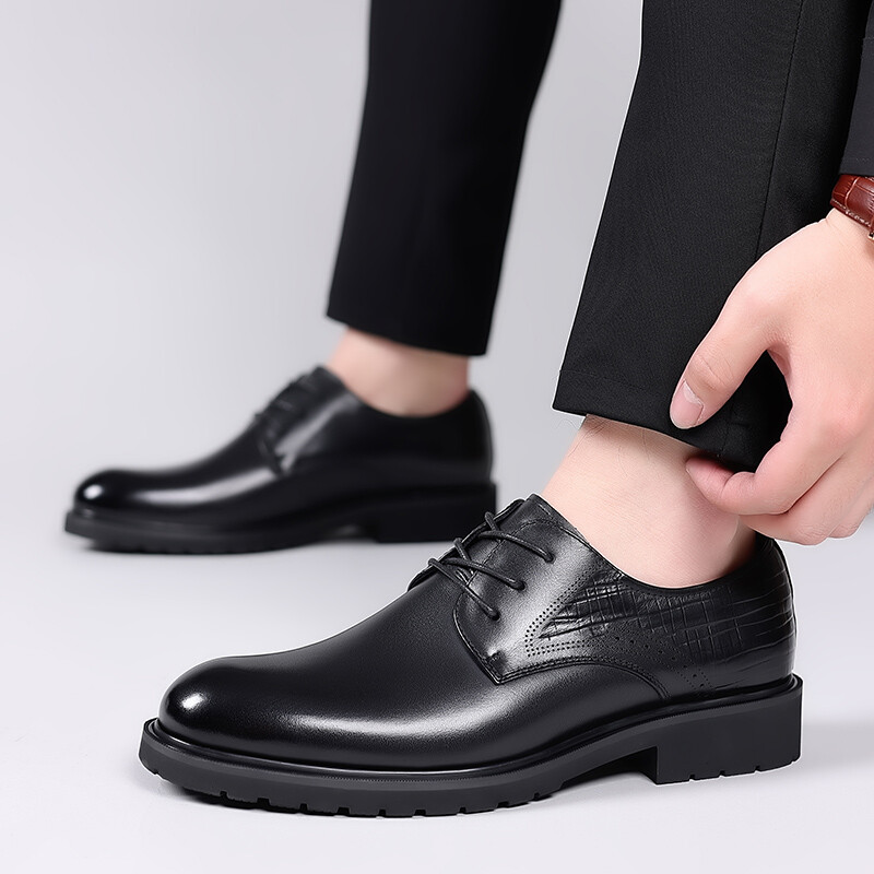 Туфли LUOMAIKE Dress Shoes Men Low-Top — фото 4