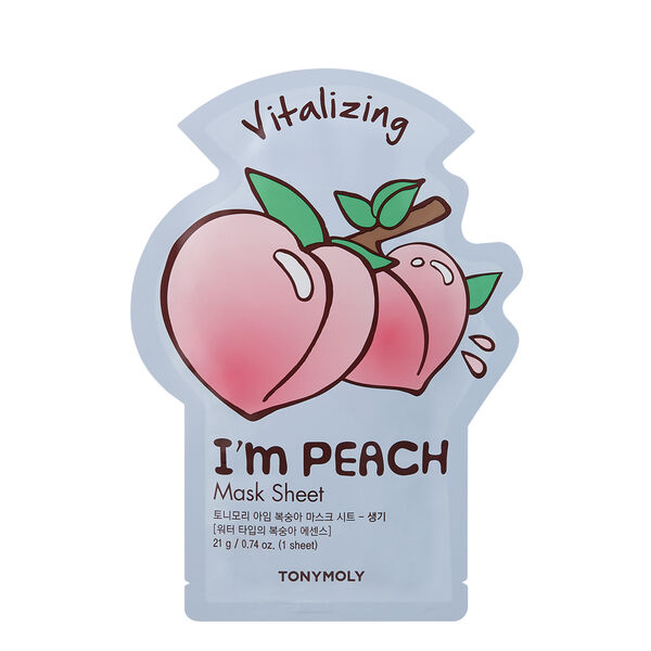 

Восстанавливающая тканевая маска для лица, 21 г Tony Moly I'M peach