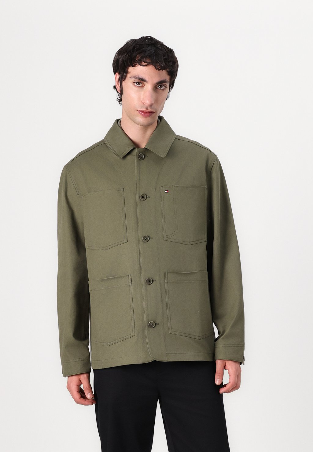 

Джинсовая куртка CHORE JACKET Tommy Hilfiger, темно-зеленый