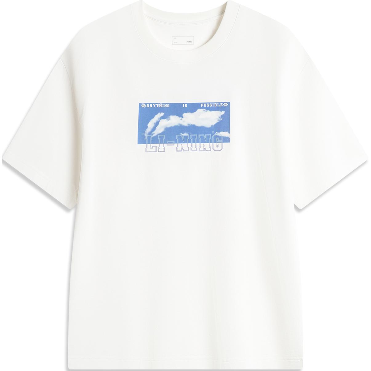 

LINING Футболка Sports Life Collection мужская ivory, Бежевый, LINING Футболка Sports Life Collection мужская ivory