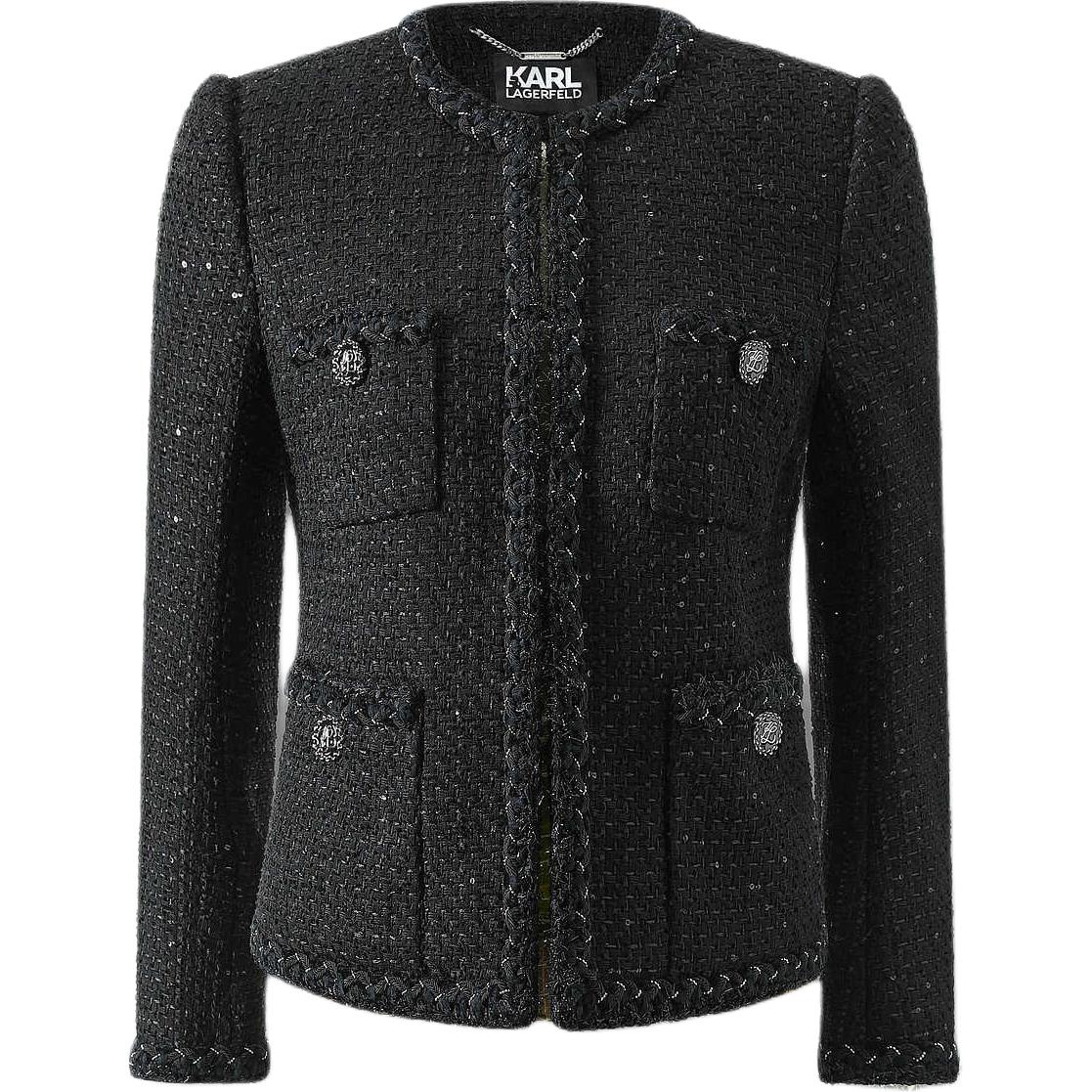 

KARL LAGERFELD Куртки и пальто женские черные KARL LAGERFELD / Karl Lagerfeld Jeans