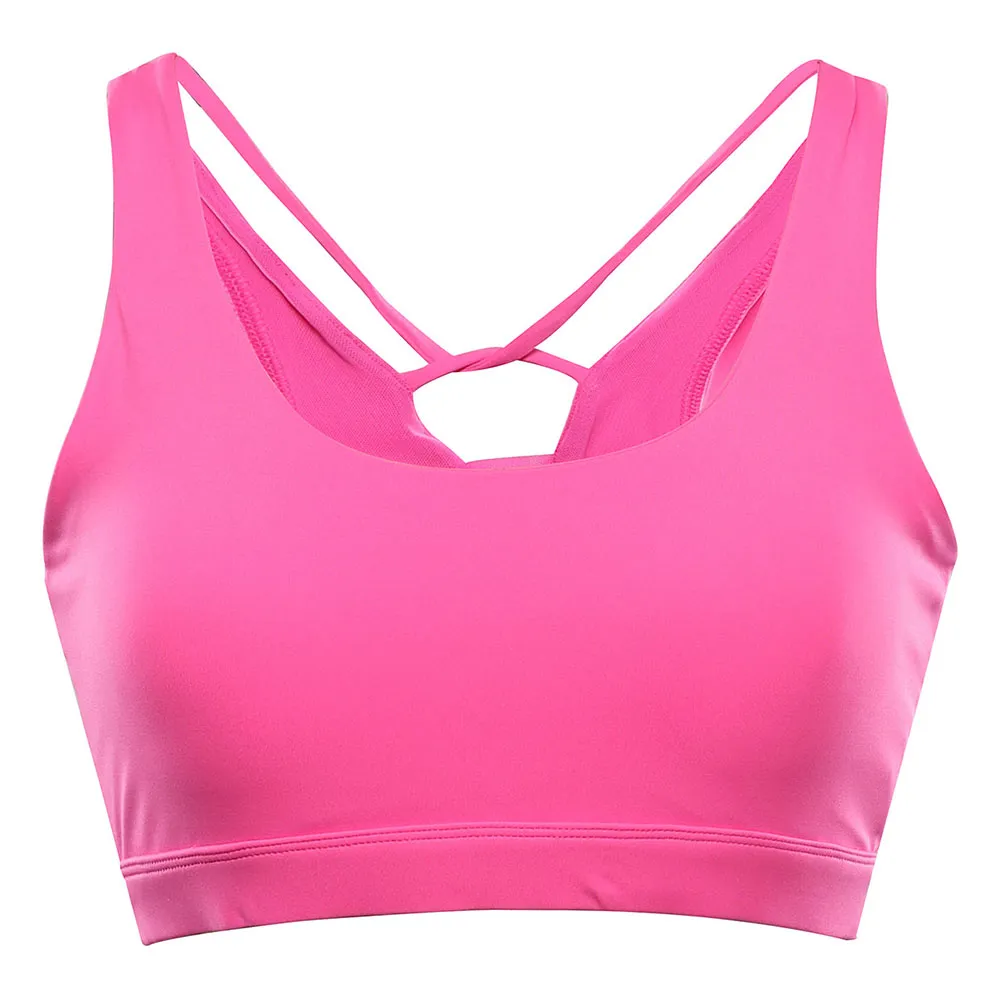 

Спортивный бюстгальтер Alpine Pro Brata sports bra, розовый