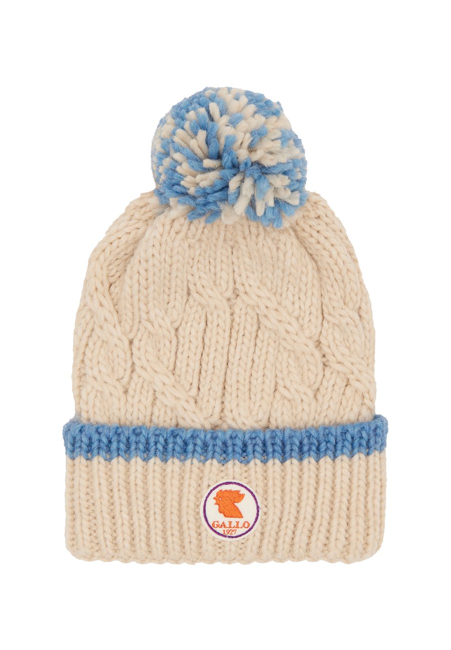 

Шапка Gallo MOTIVO TRECCIA TINTA UNITA UNISEX, White