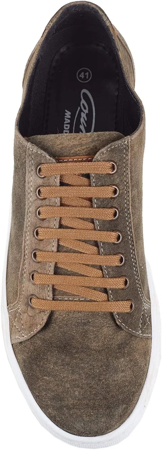 Мужские кроссовки Maddox Grannos Traditional Trainers Brown Sand-zv, классическая обувь коричневого цвета — фото 4