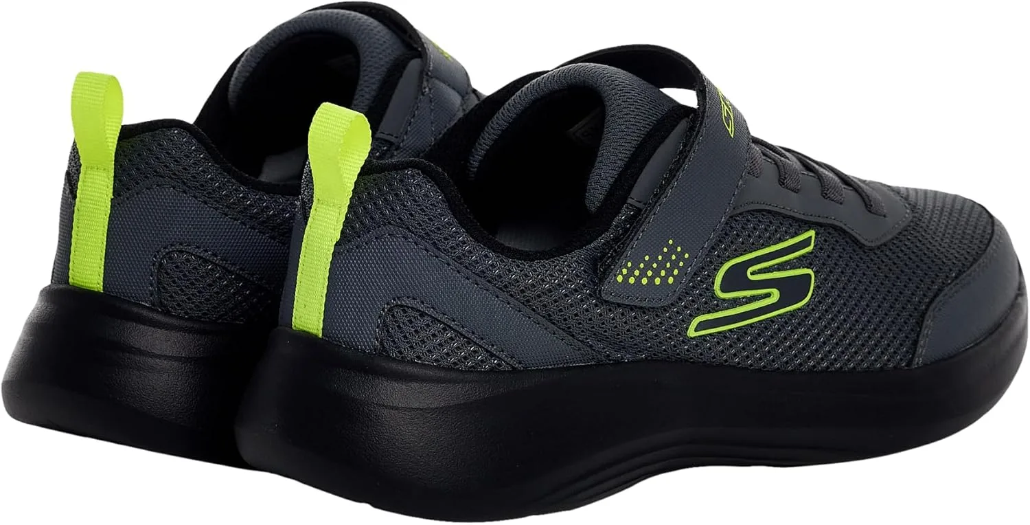 Кроссовки Skechers Gowalk Arch Fit, спортивные слипоны, повседневные лоферы для походов, беговые кроссовки, черный/салатовый — фото 2