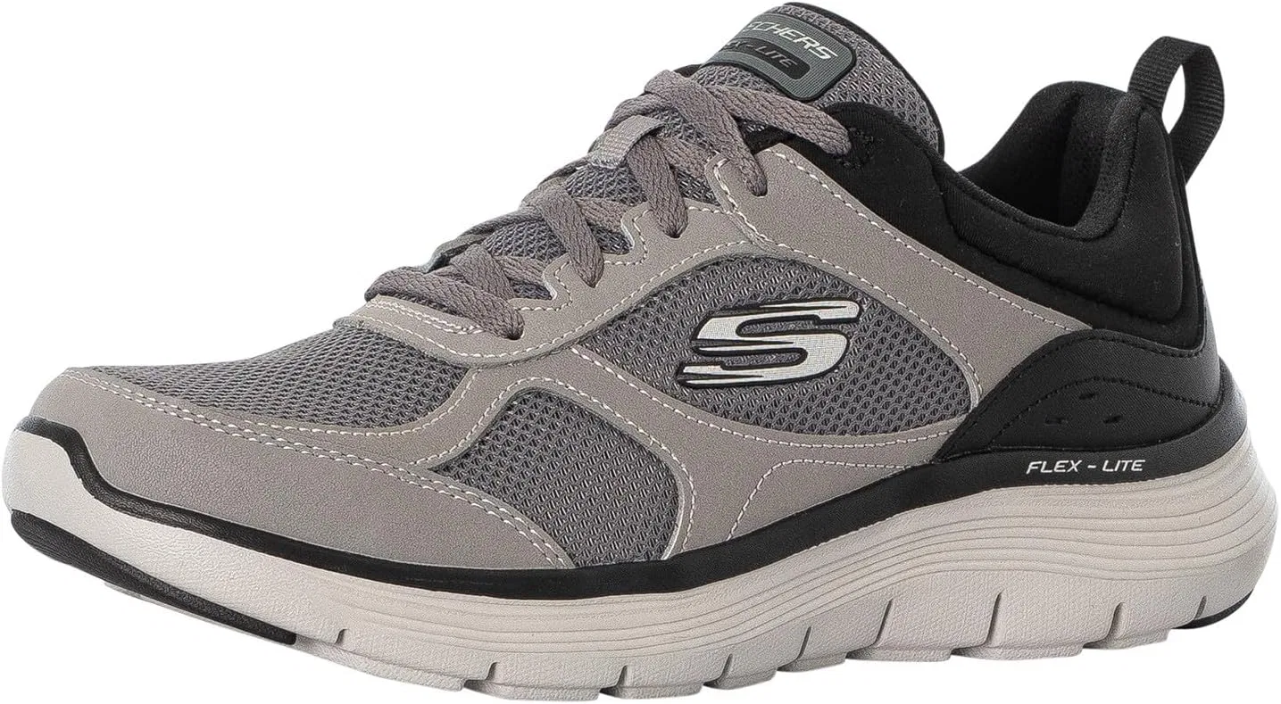 Кроссовки Skechers Men's Flex Advantage 5.0 - Gano Trainers, Anthracite Black