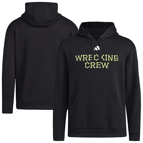 

Мужской черный худи Texas A&M Aggies Glow Halloween Wrecking Crew Adidas