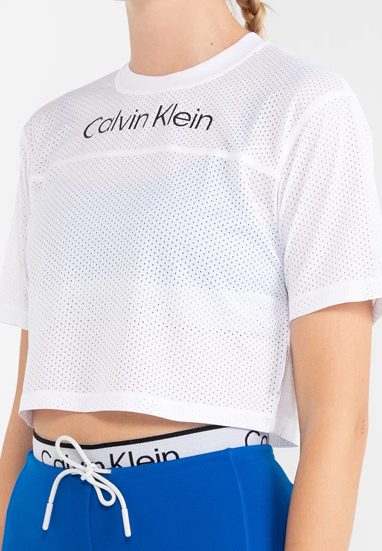 Футболка с коротким рукавом, Calvin Klein Sport, белый — фото 3