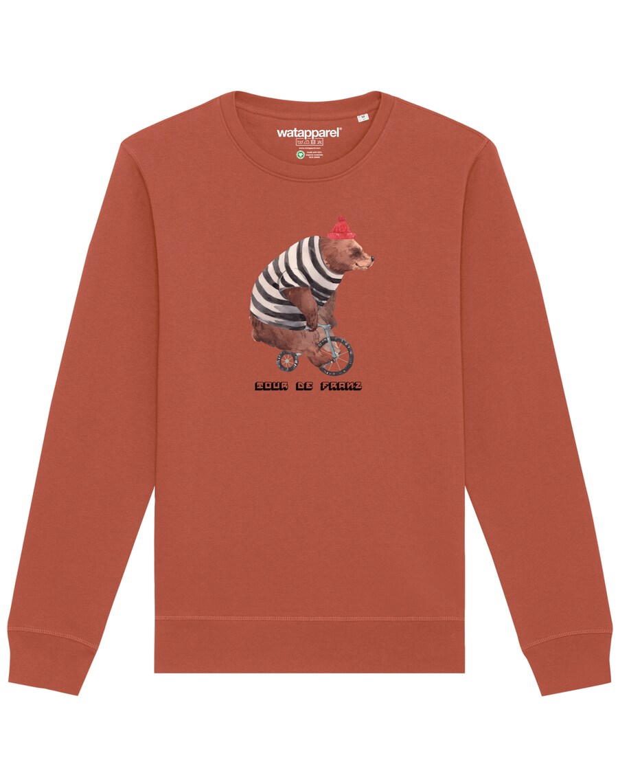 

Свитер Watapparel Sweatshirt Tour de Franz, светло-коричневый