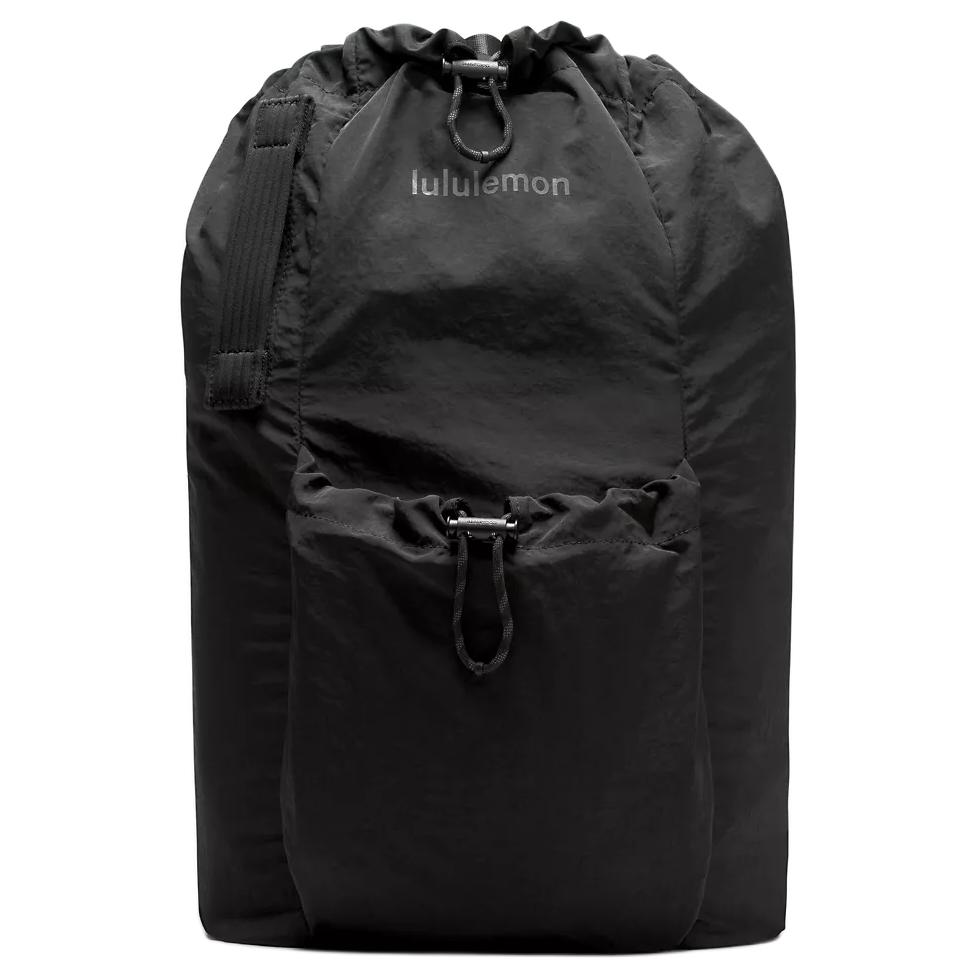 

Lululemon Нейлоновый рюкзак обычный унисекс черный, Black