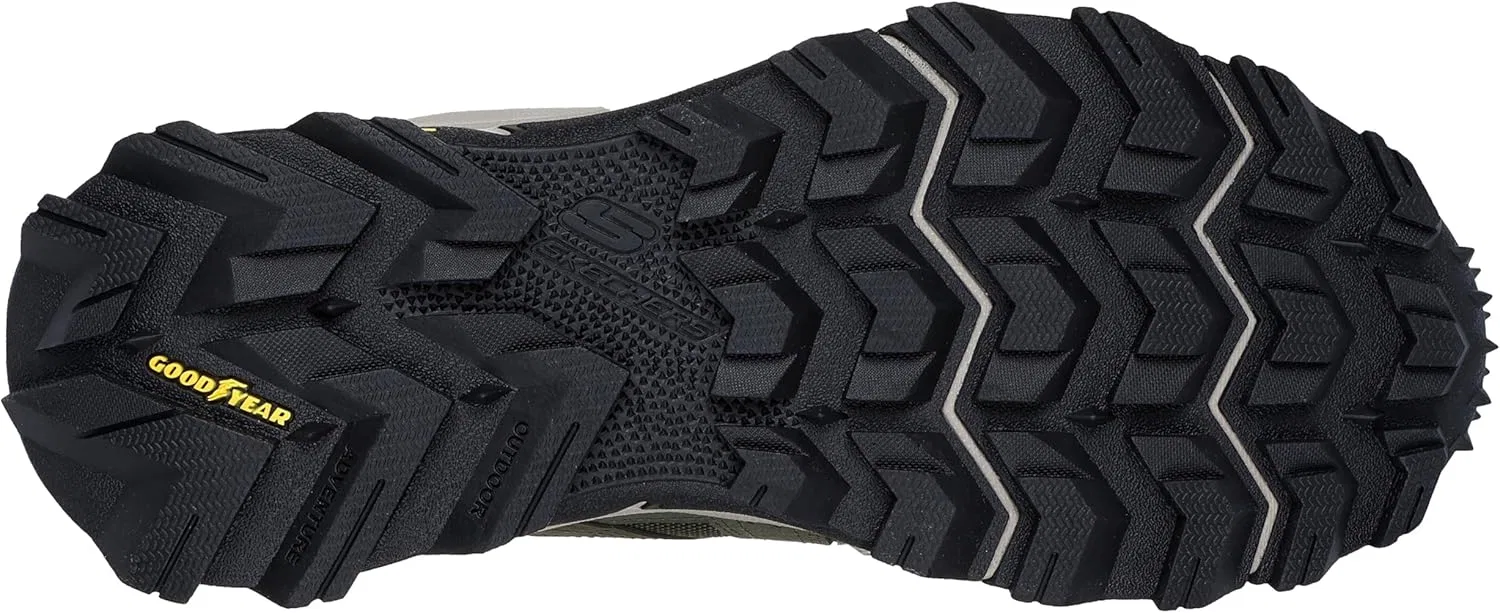Мужские кроссовки Skechers Equalizer 5.0 Trail Harvester, Green Leather Mesh — фото 4