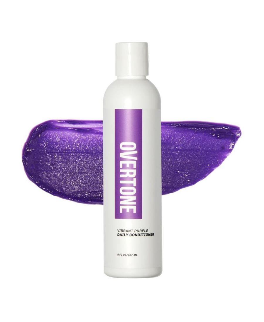 

Кондиционер для волос с эффектом окрашивания (тюбик 120 мл) для ежедневного использования Overtone, яркий фиолетовый