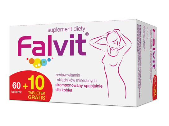 

Falvit, биологически активная добавка, 60 таблеток + 10 таблеток