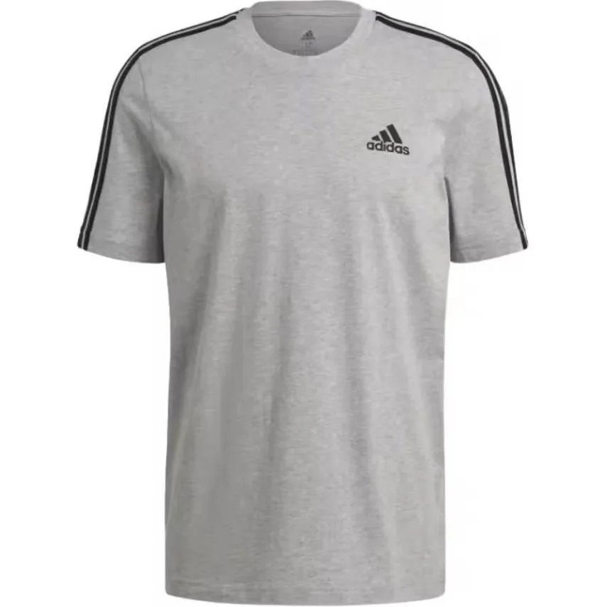 Футболка 3 Stripes Adidas, Medium Gray Heather Flower