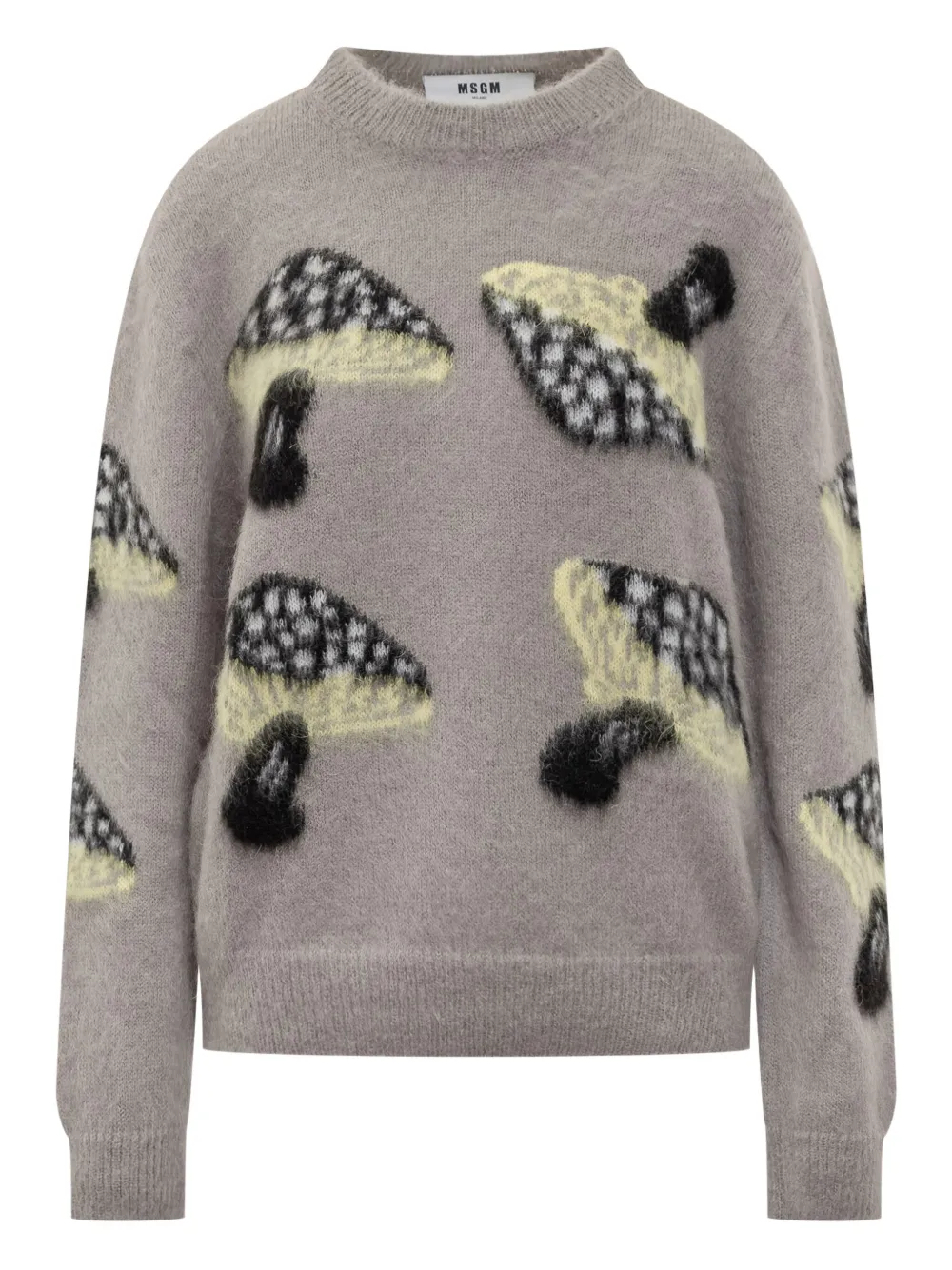 

Свитер вязки интарсия MSGM, серый