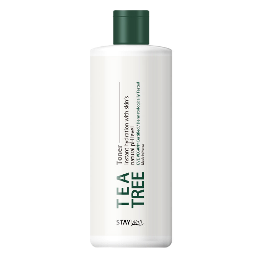 

Тоник для лица vegan tea tree toner Stay Well, 210 мл