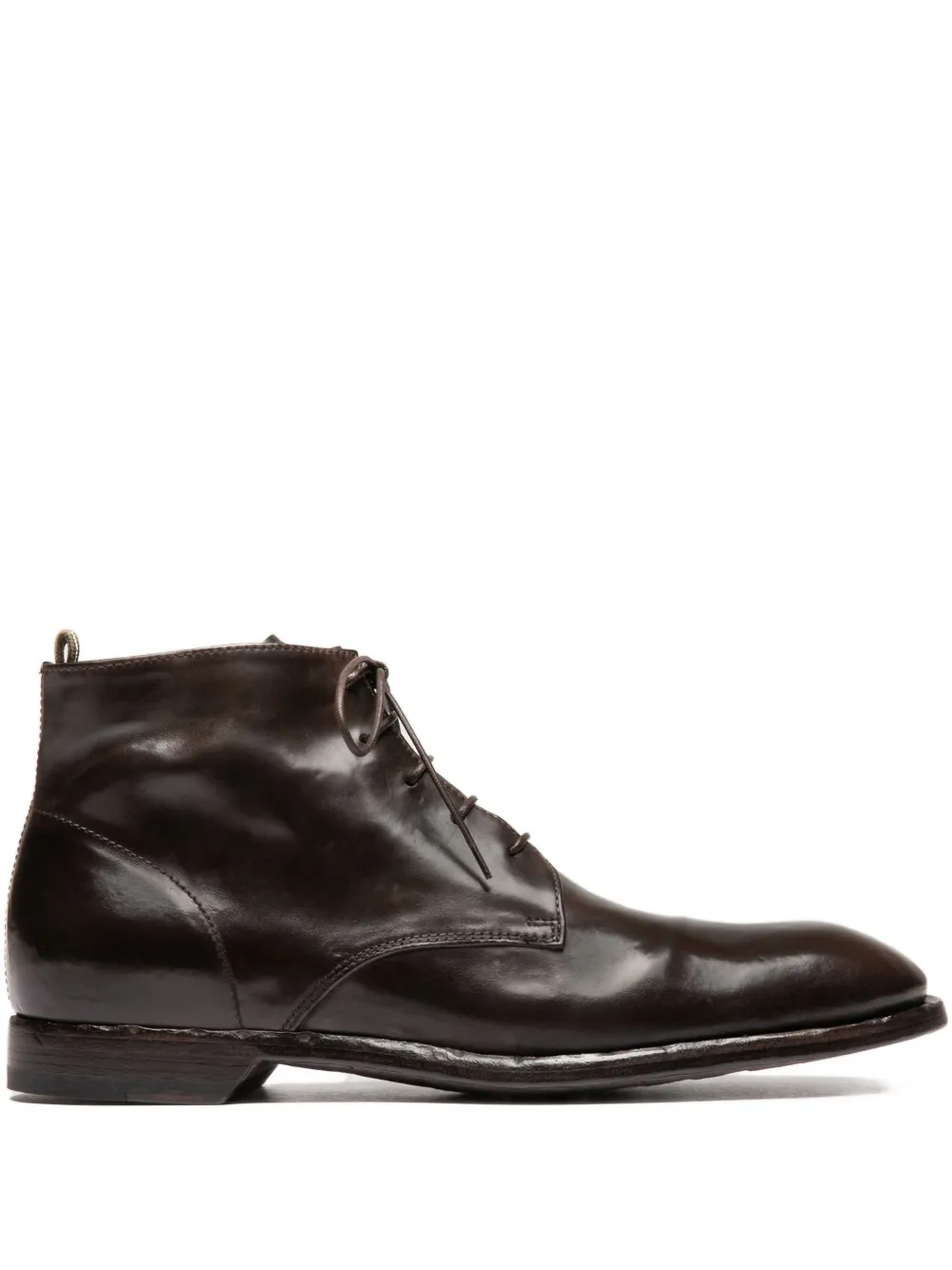 

Кожаные ботинки на шнуровке Sound Officine Creative, коричневый