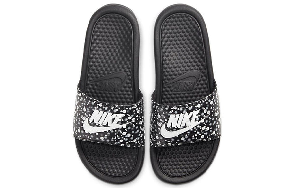 Тапочки benassi jdi floral slide 'black' Nike, черный — фото 3