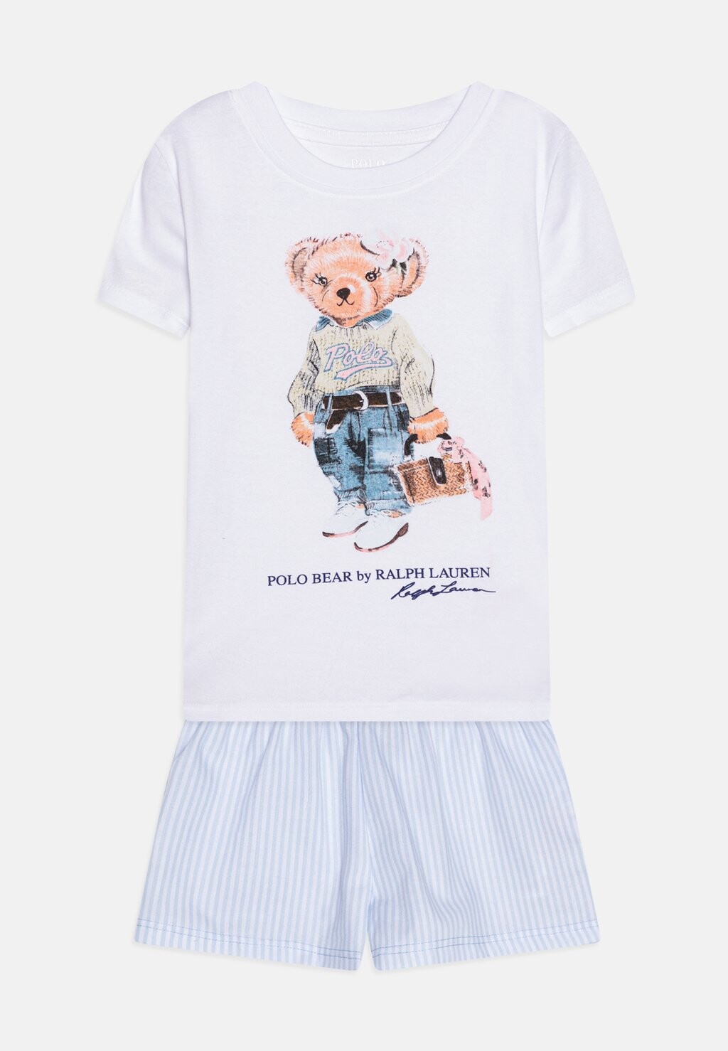 

Комплект одежды для сна TEE & SHORT Polo Ralph Lauren, цвет elite blue/carmel pink