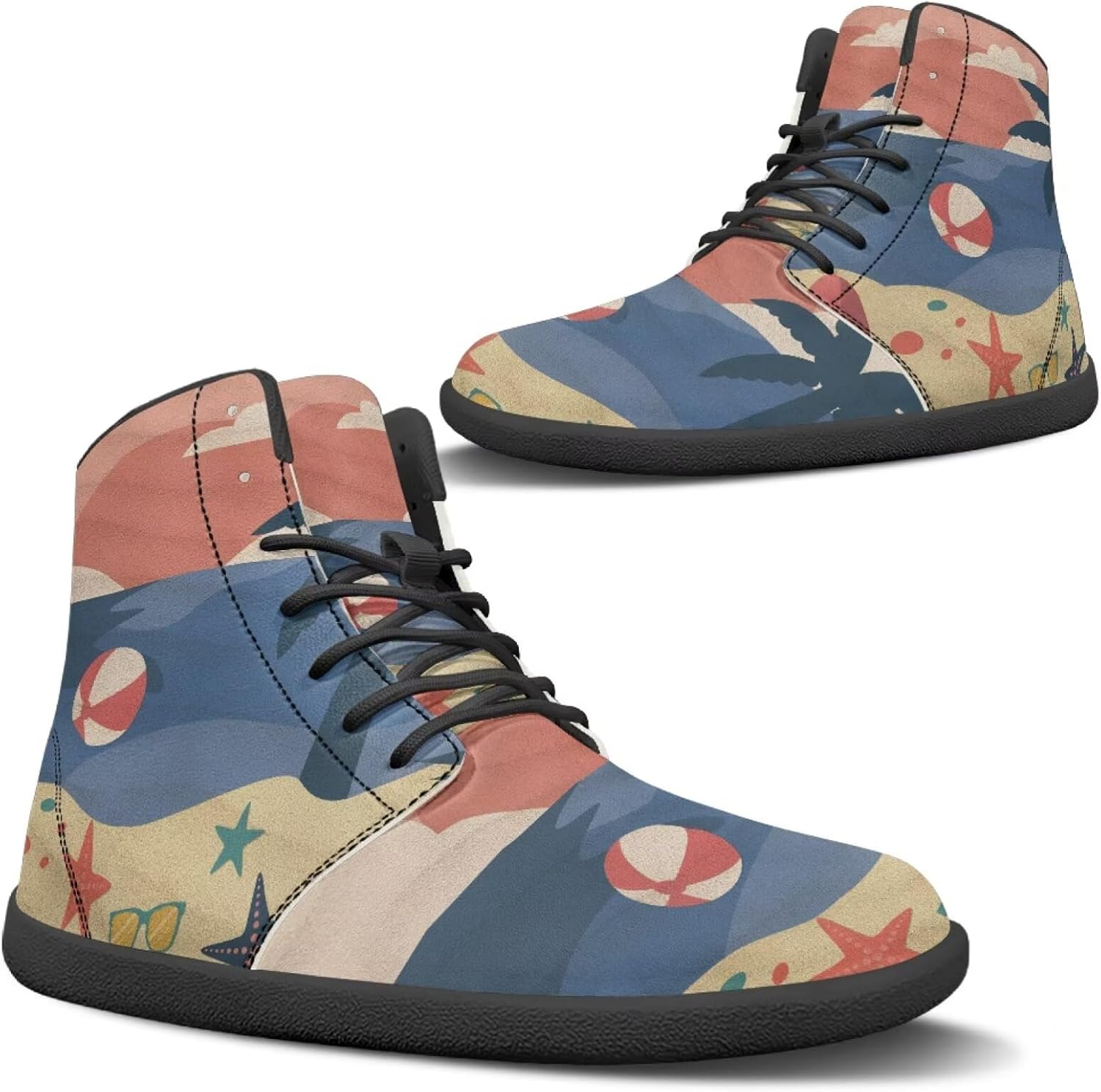 

Кроссовки Binienty унисекс для ходьбы, Cartoon Beach