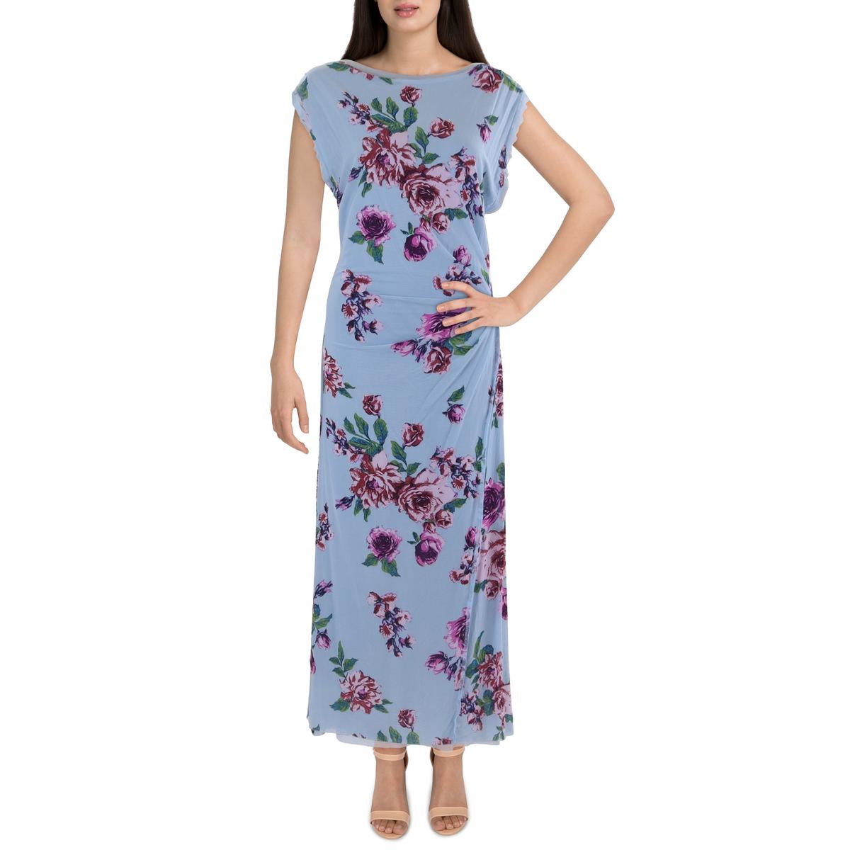 

Carmel Женское платье макси без рукавов с цветочным принтом Free People, цвет blue combo