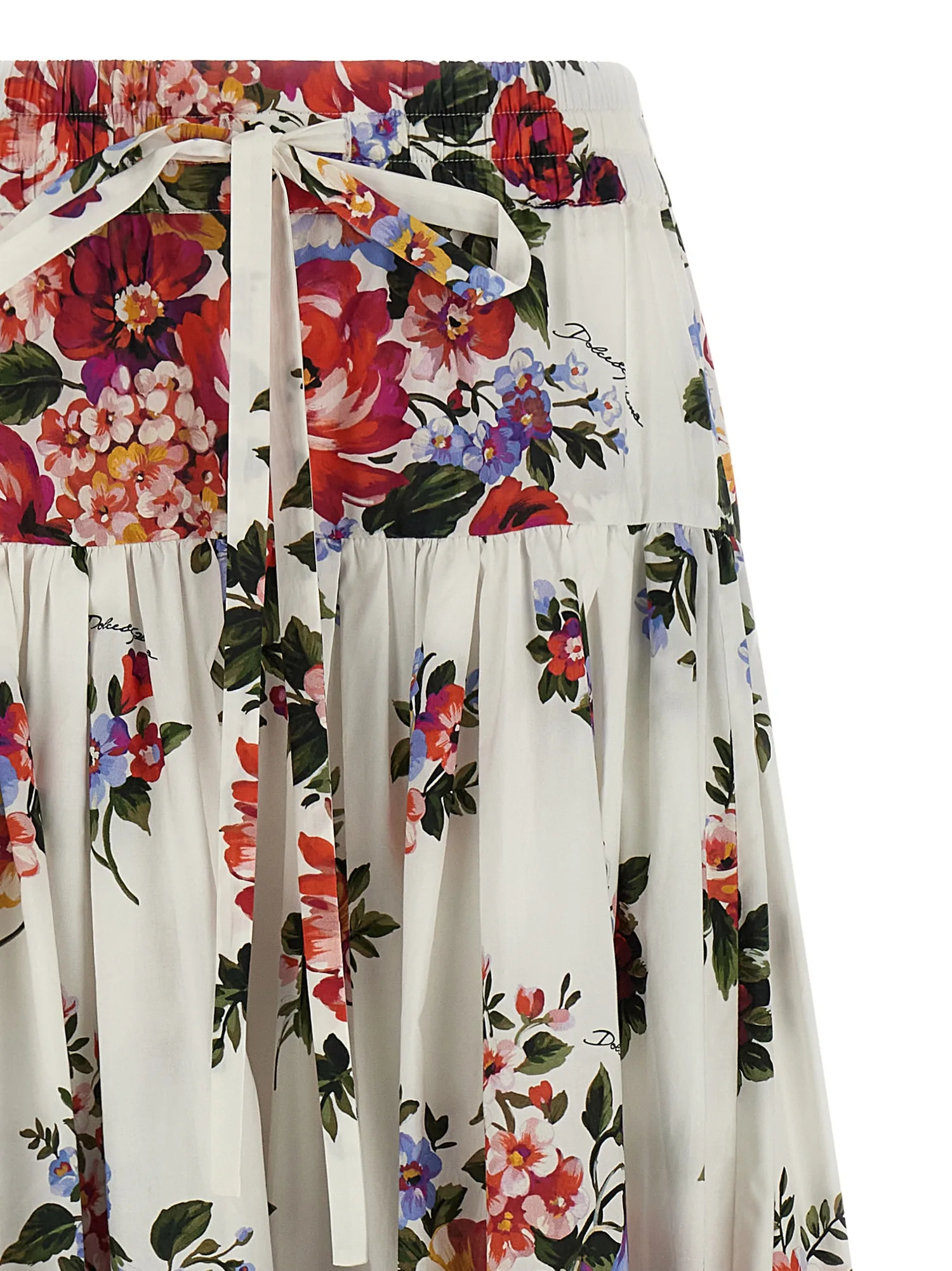 Юбка «Mazzo di Fiori» DOLCE & GABBANA, белый — фото 3