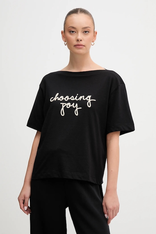 

Хлопковая футболка United Colors Of Benetton, черный