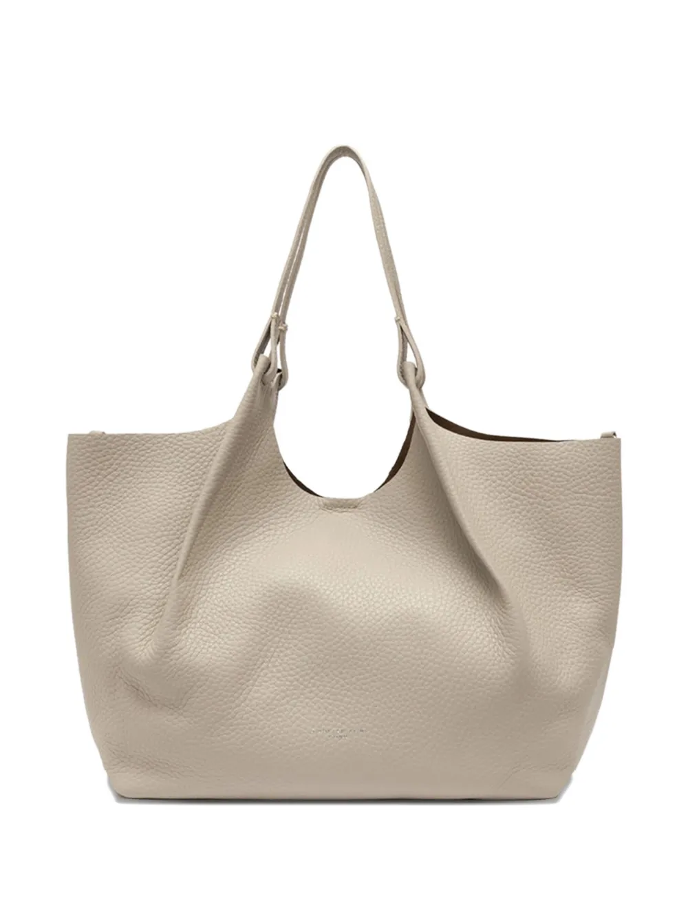 

Сумка-шоппер Dua из зернистой кожи GIANNI CHIARINI, нейтральный